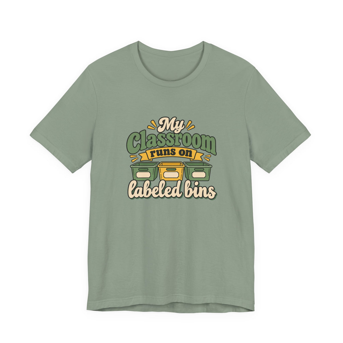 Labeled Bins Classroom Shirt