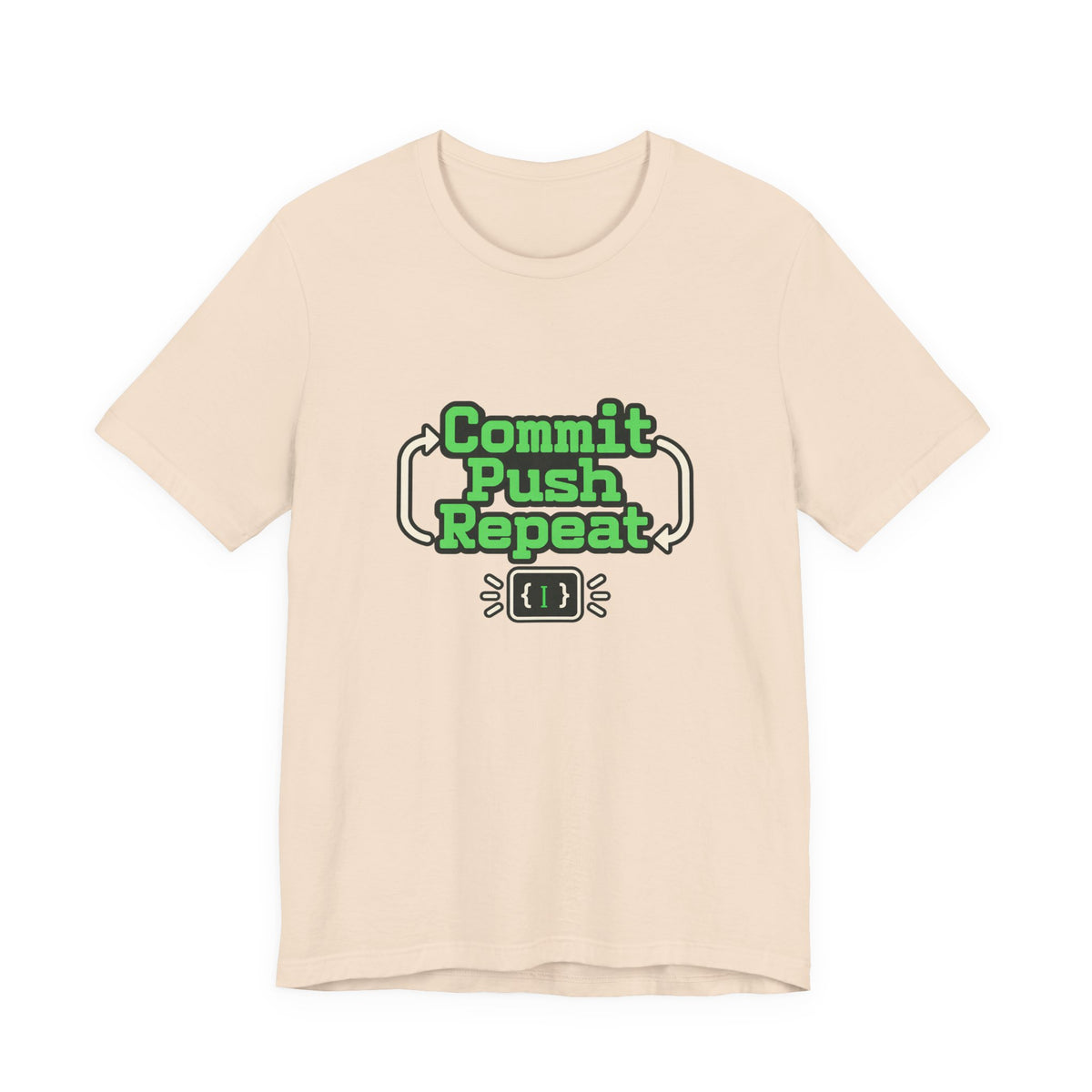 Commit Push Repeat Programmer Tee