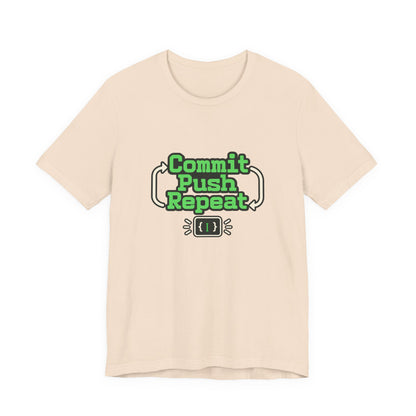 Commit Push Repeat Programmer Tee