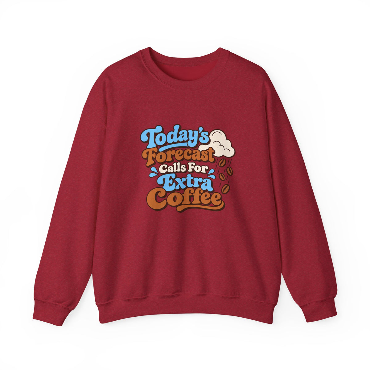 Caffeine Forecast Retro Sweatshirt