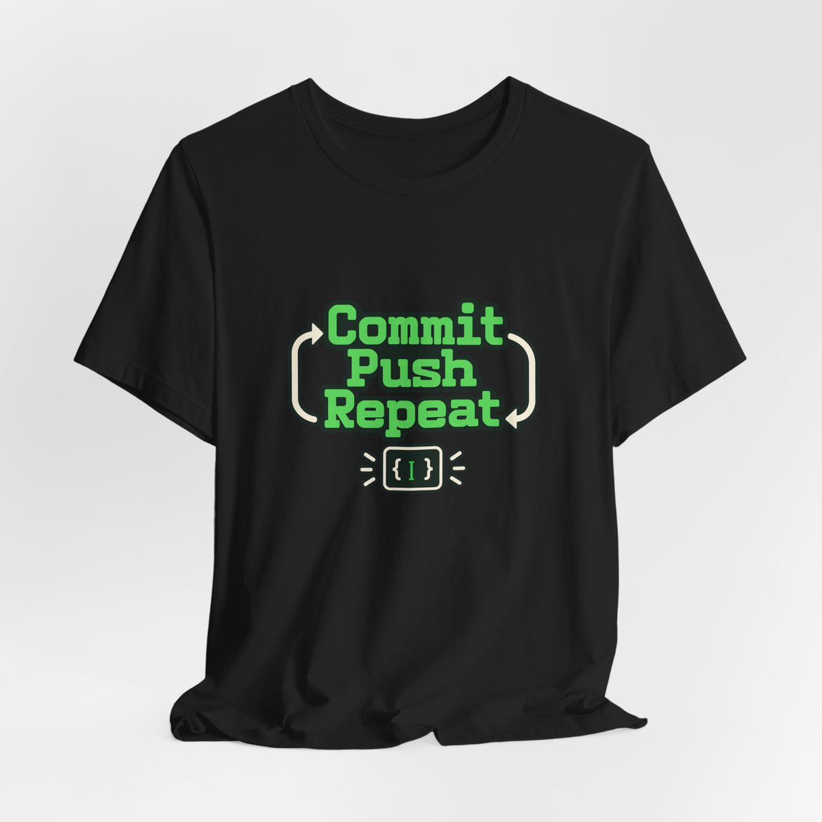 Commit Push Repeat Programmer Tee