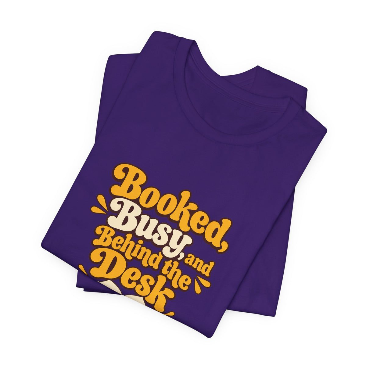 Booked And Busy Librarian Vintage Tee