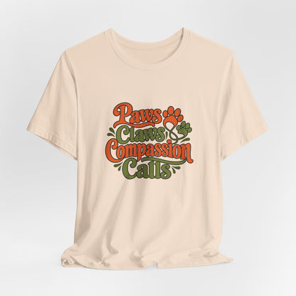 Paws Claws Compassion Vet Tee