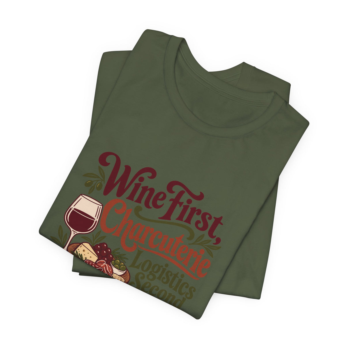 Charcuterie Logistics Wine Shirt