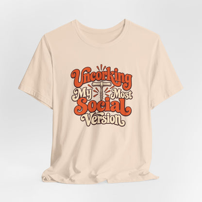Social Version Wine Shirt