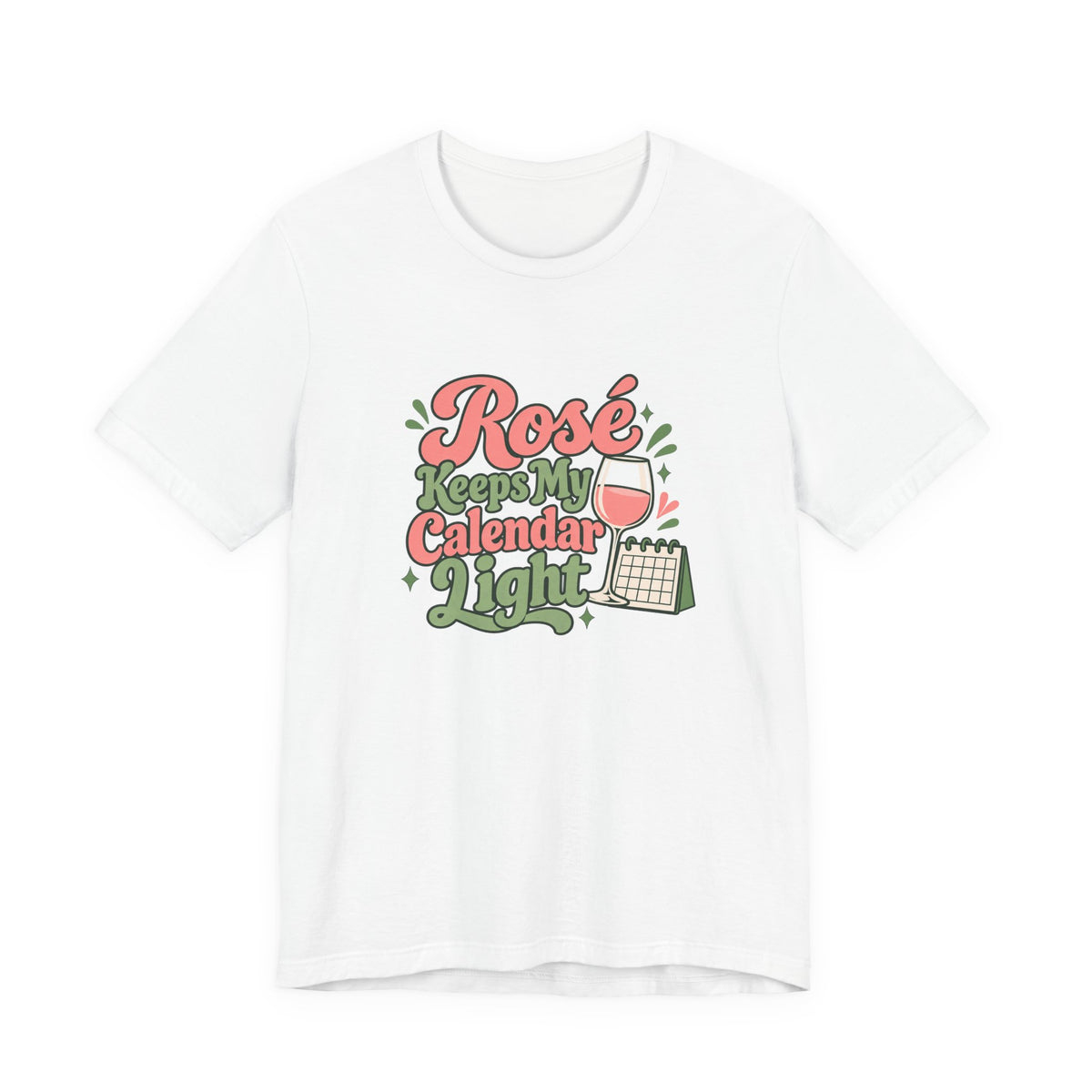 Rosé Calendar Retro Tee