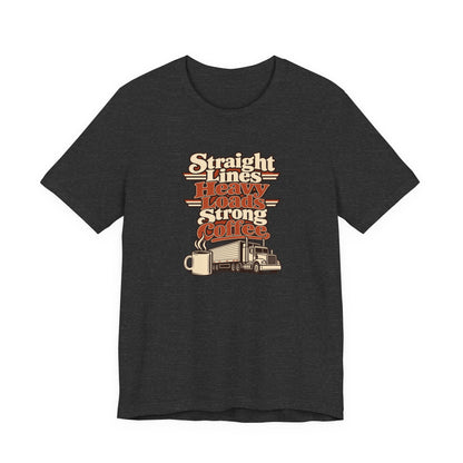Trailer Lines Trucker Retro Tee