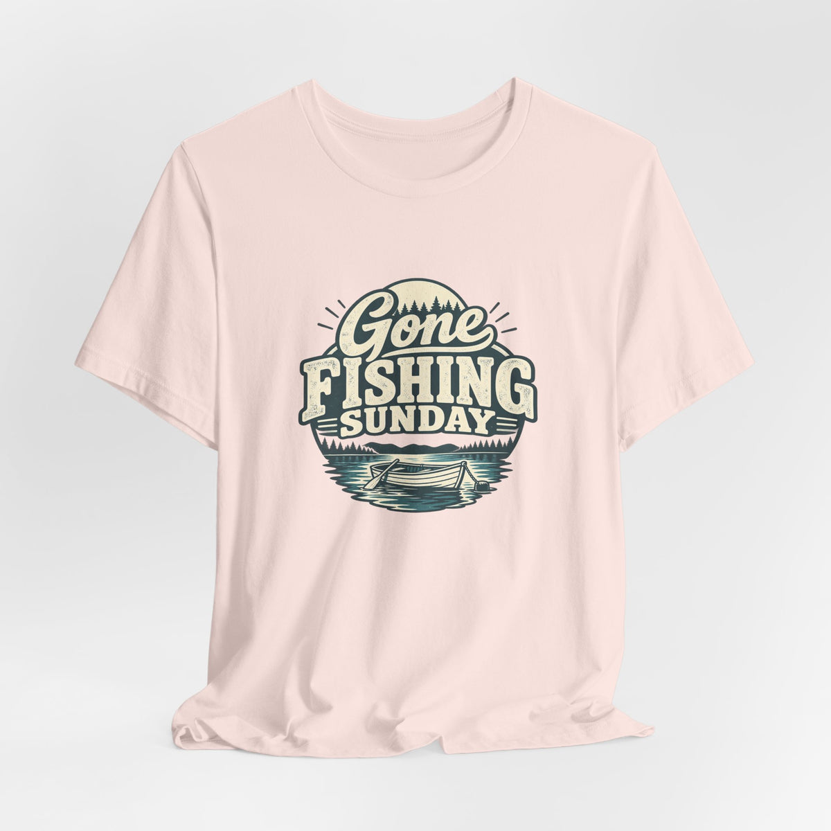 Gone Fishing Sunday Tee
