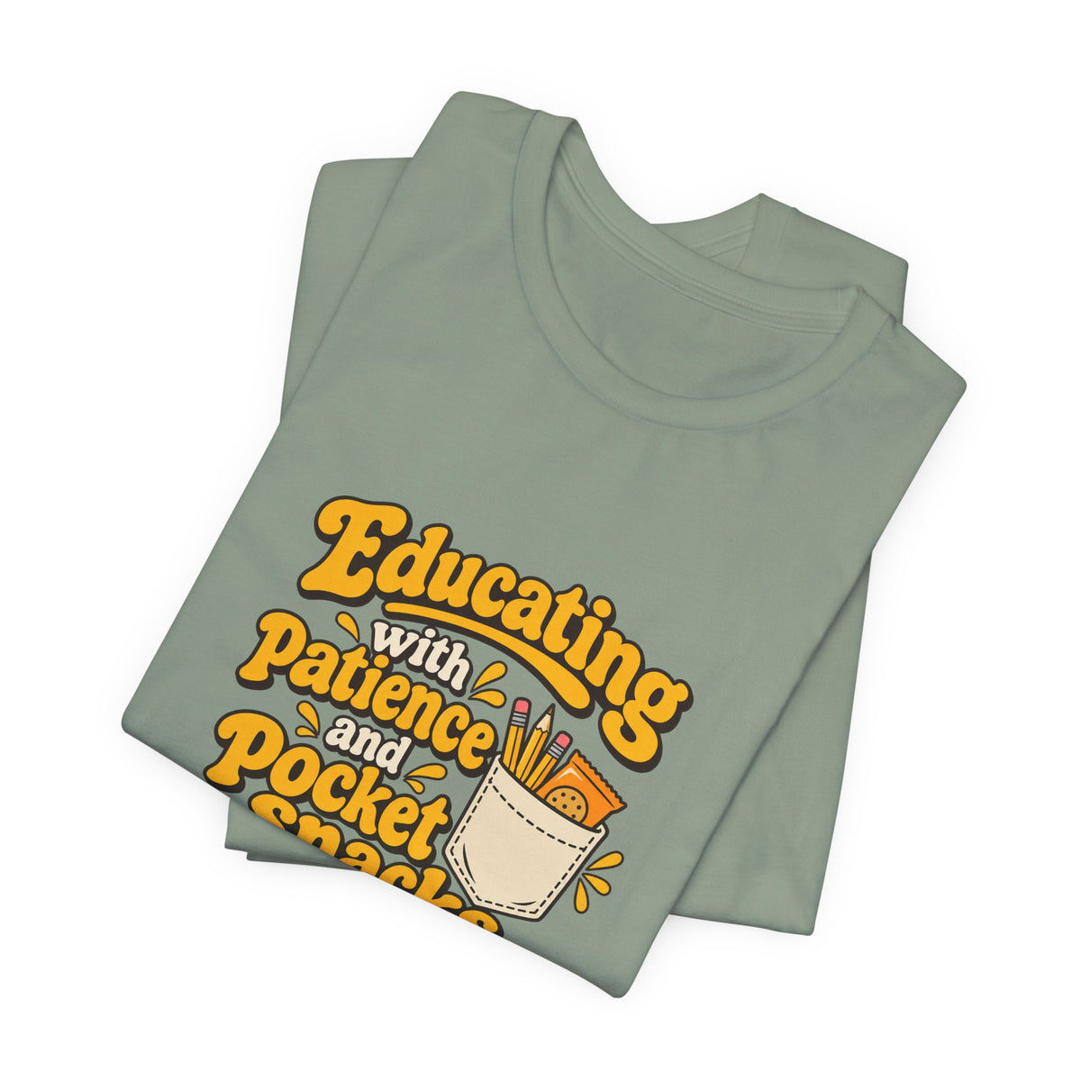 Pocket Snacks Teacher Vintage Tee
