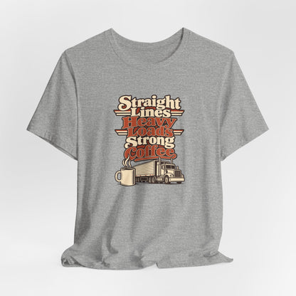Trailer Lines Trucker Retro Tee