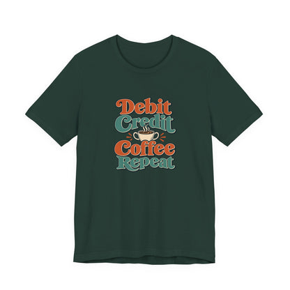 Debits Credits Coffee Tee