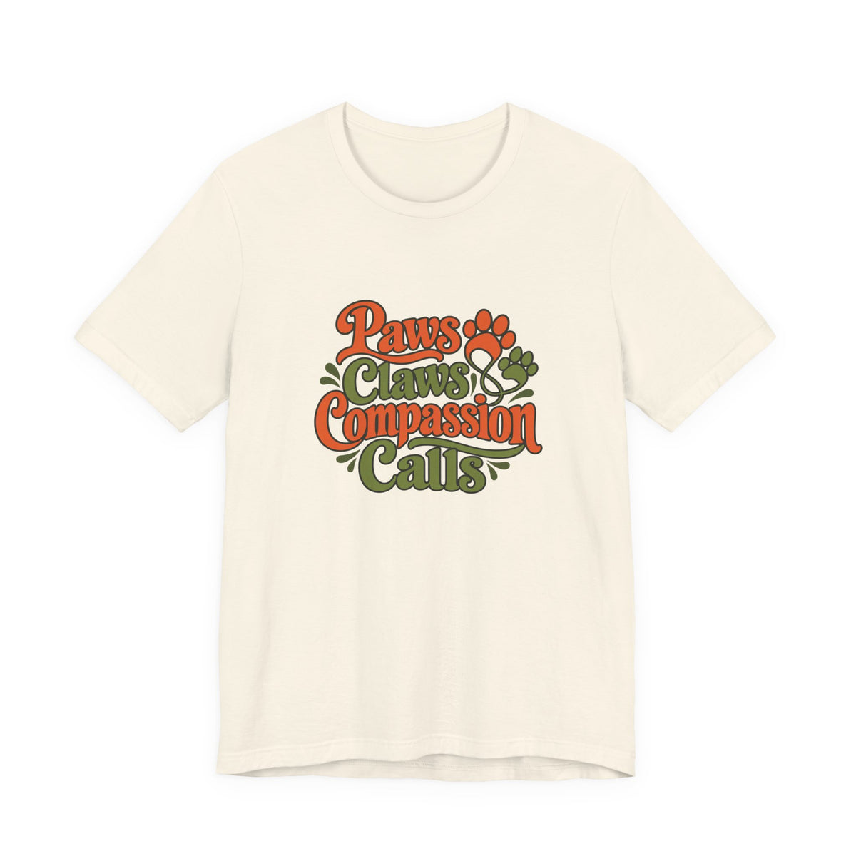 Paws Claws Compassion Vet Tee