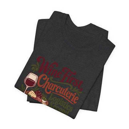 Charcuterie Logistics Wine Shirt