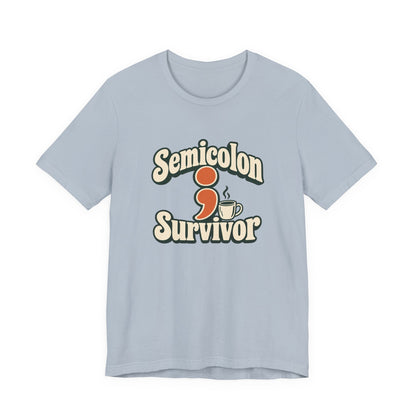 Semicolon Survivor Dev Tee