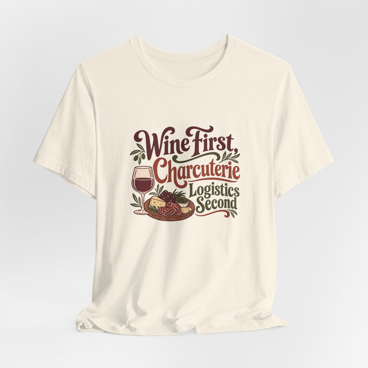 Charcuterie Logistics Wine Shirt