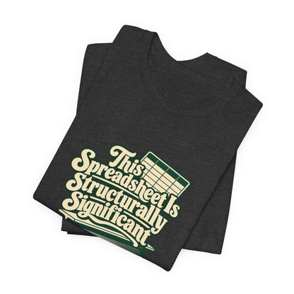 Spreadsheet Structural Support Tee