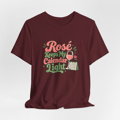 Rosé Calendar Retro Tee