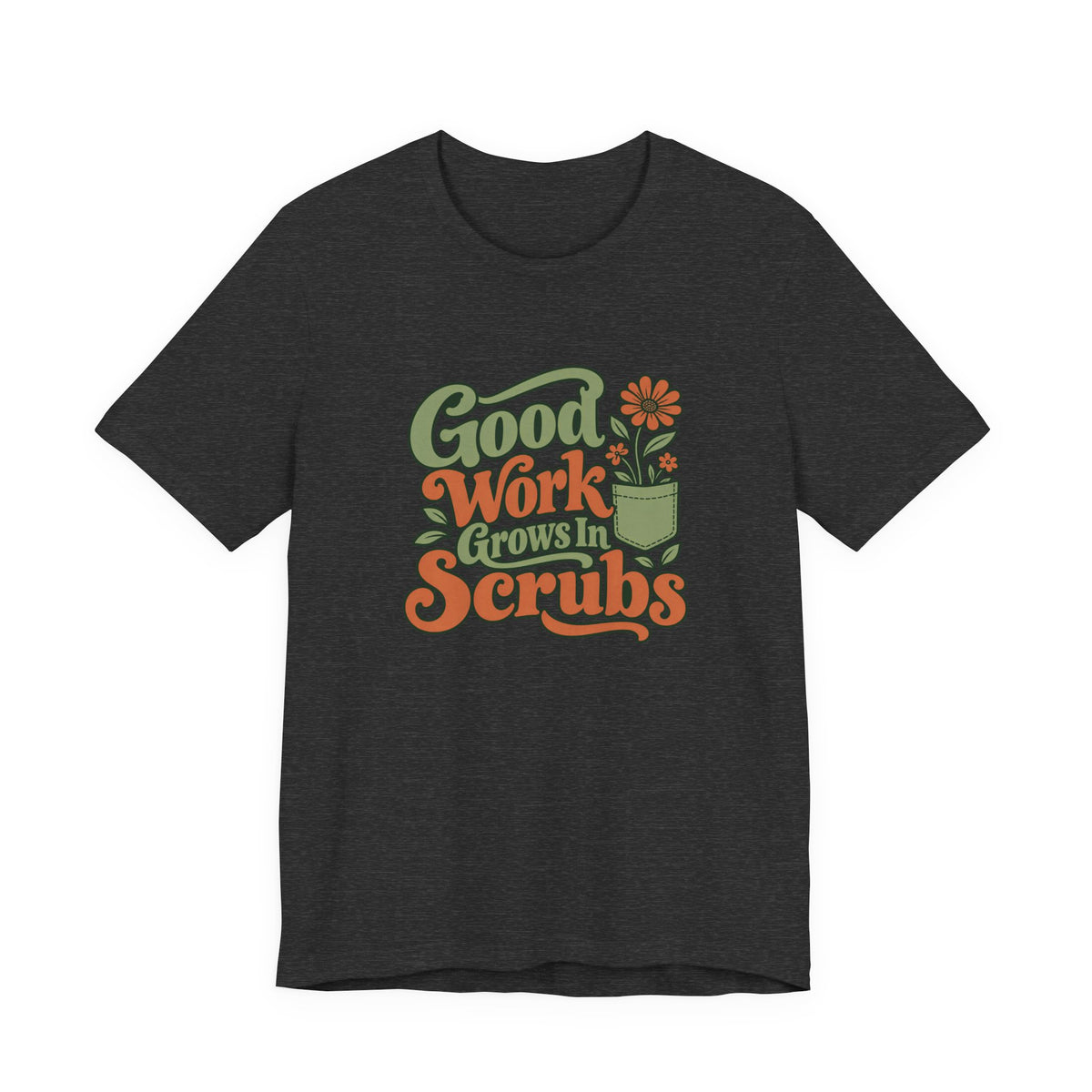 Scrub Life Bloom Retro Tee