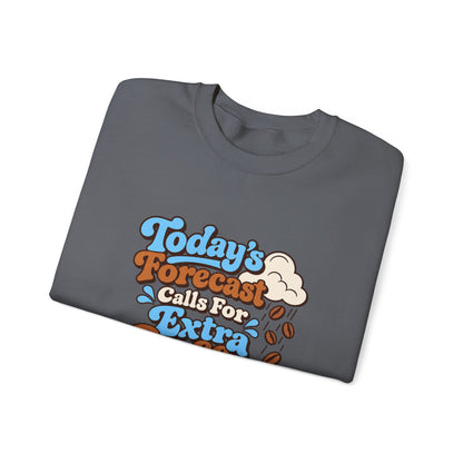 Caffeine Forecast Retro Sweatshirt