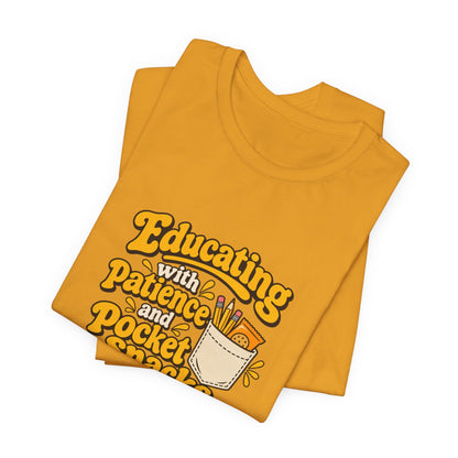 Pocket Snacks Teacher Vintage Tee