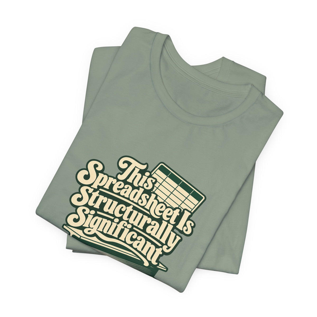 Spreadsheet Structural Support Tee