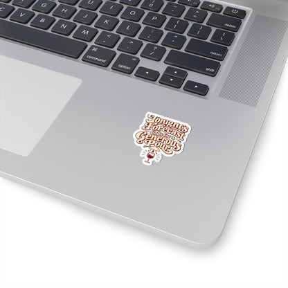 Generous Pour Forecast Retro Sticker