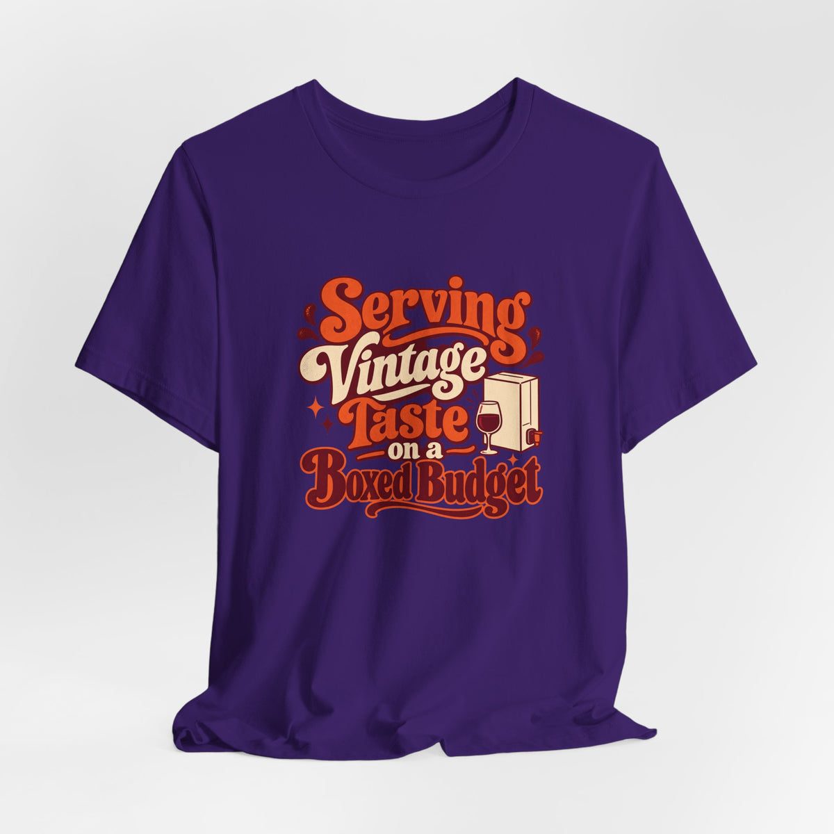 Boxed Budget Wine Tee
