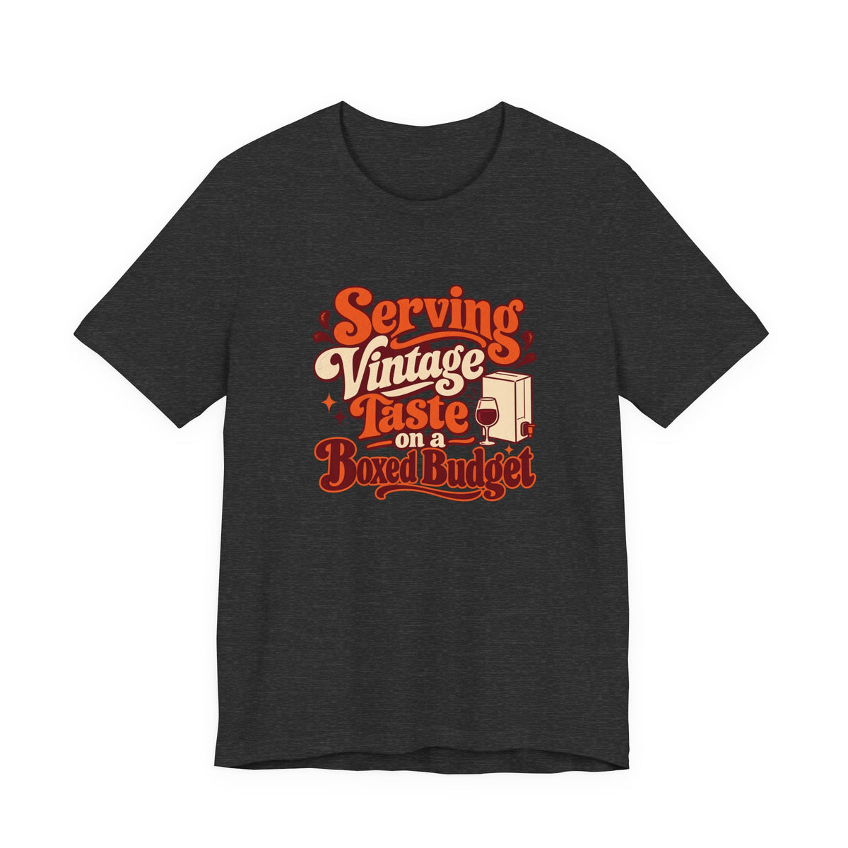 Boxed Budget Wine Tee