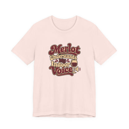 Merlot Indoor Voice Tee