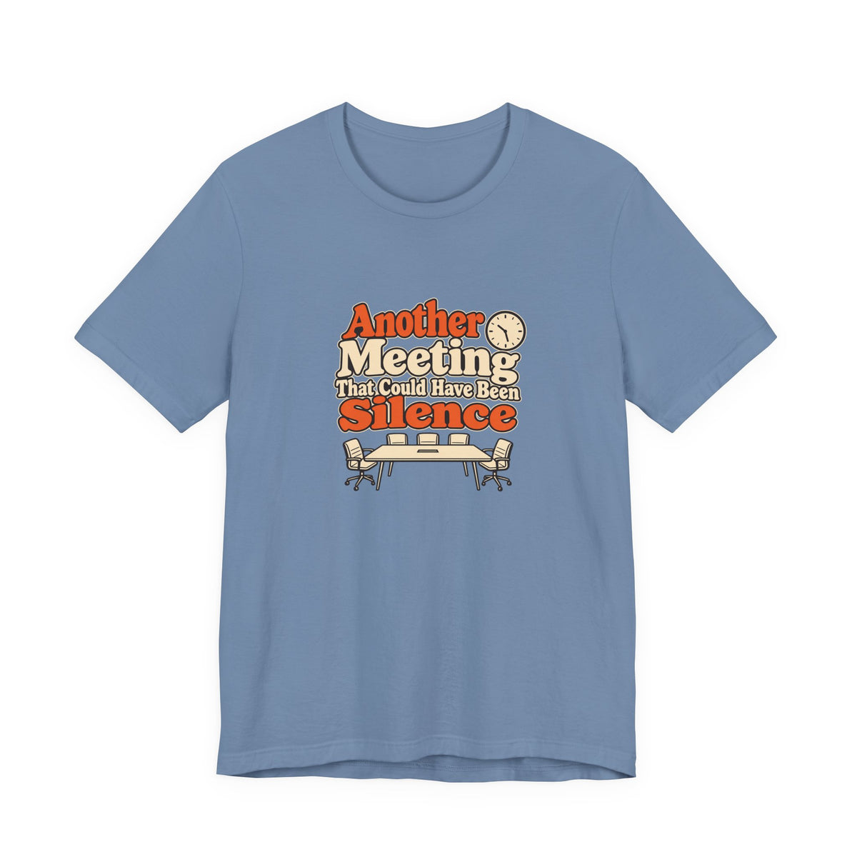 Meeting Silence Retro Office Tee