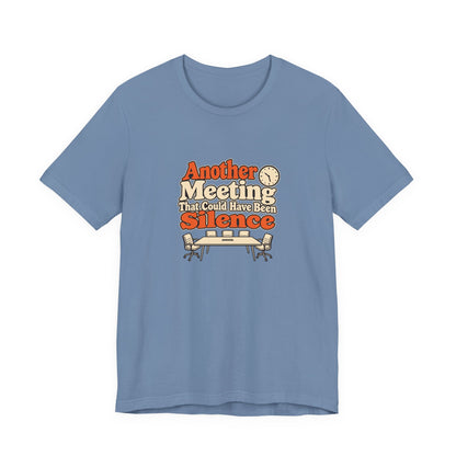 Meeting Silence Retro Office Tee