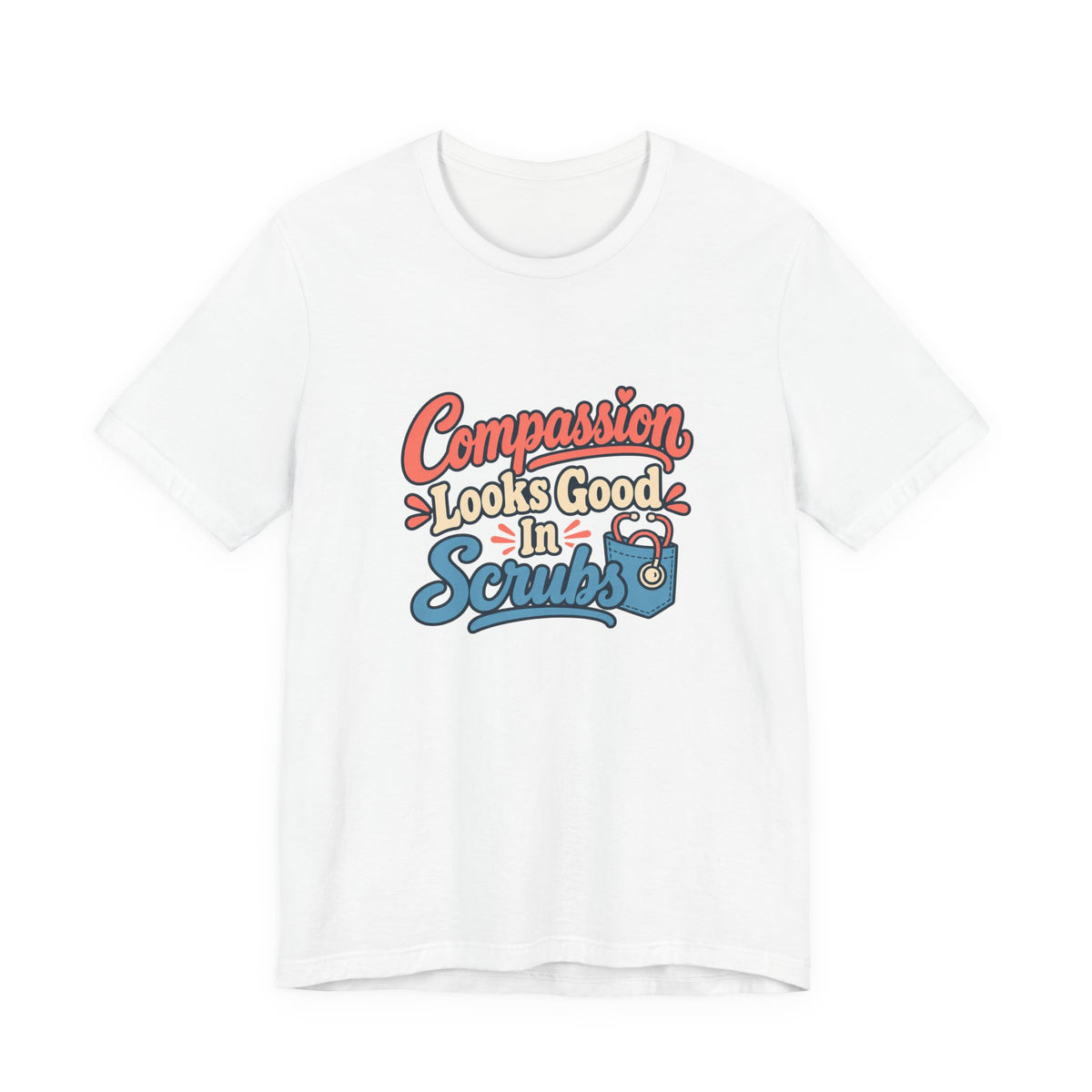 Compassion Wears Scrubs Vet Shirt