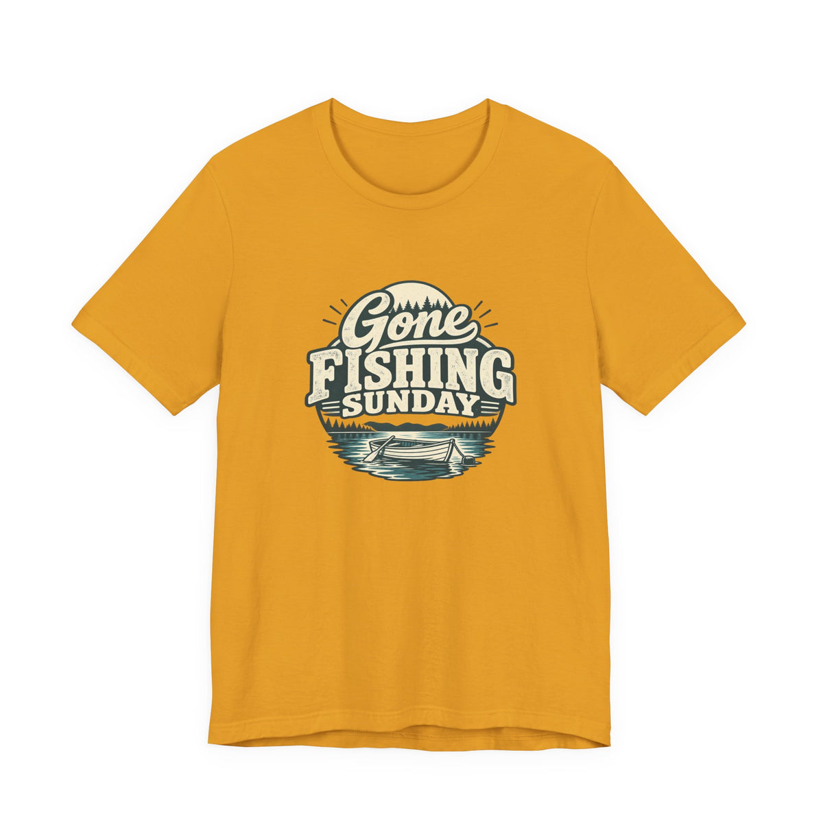 Gone Fishing Sunday Tee