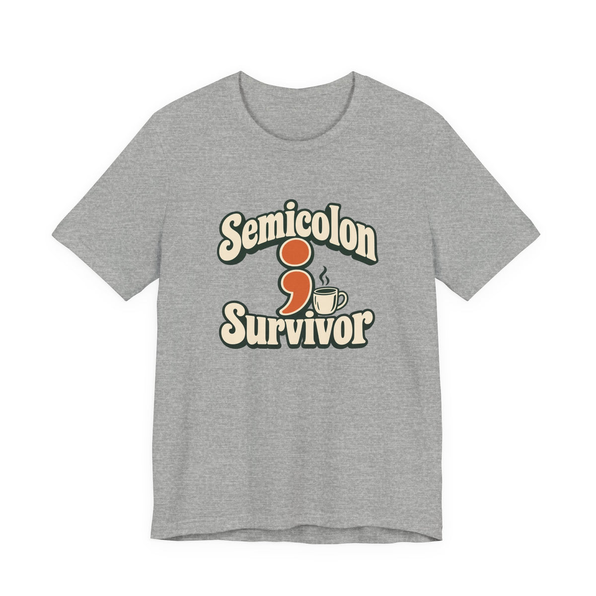 Semicolon Survivor Dev Tee