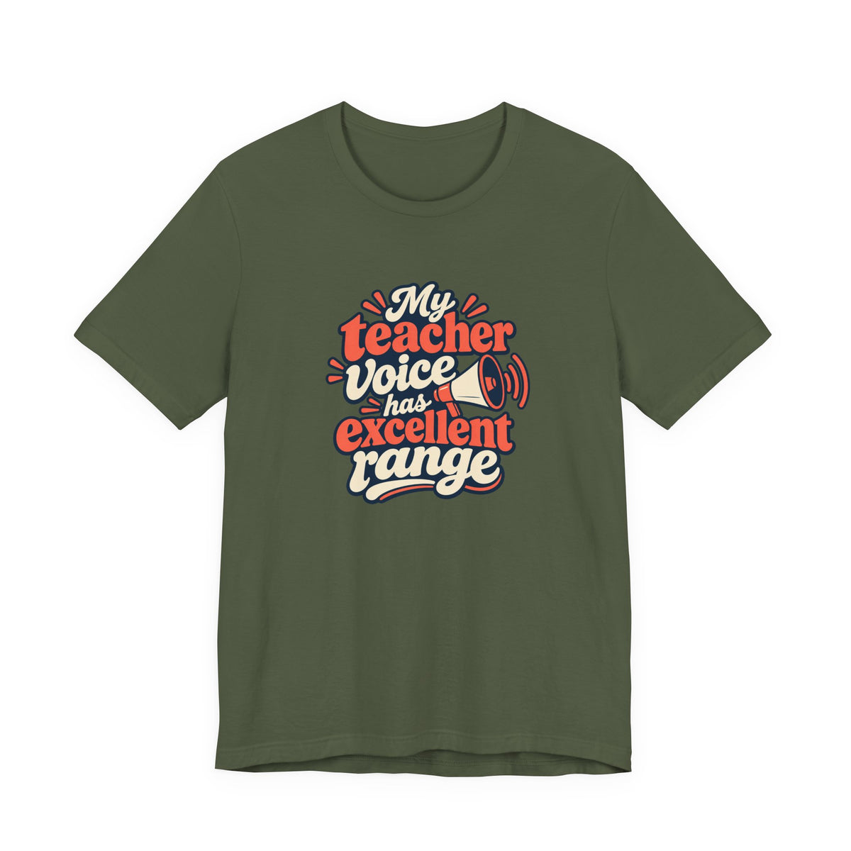 Teacher Voice Range Retro Shirt