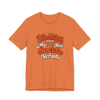 Social Version Wine Shirt