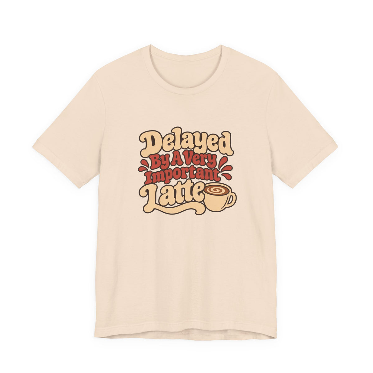 Latte Delay Retro Tee