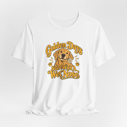 Golden Days Retriever Retro Tee
