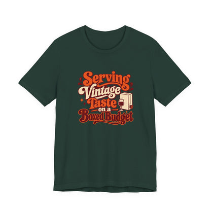 Boxed Budget Wine Tee