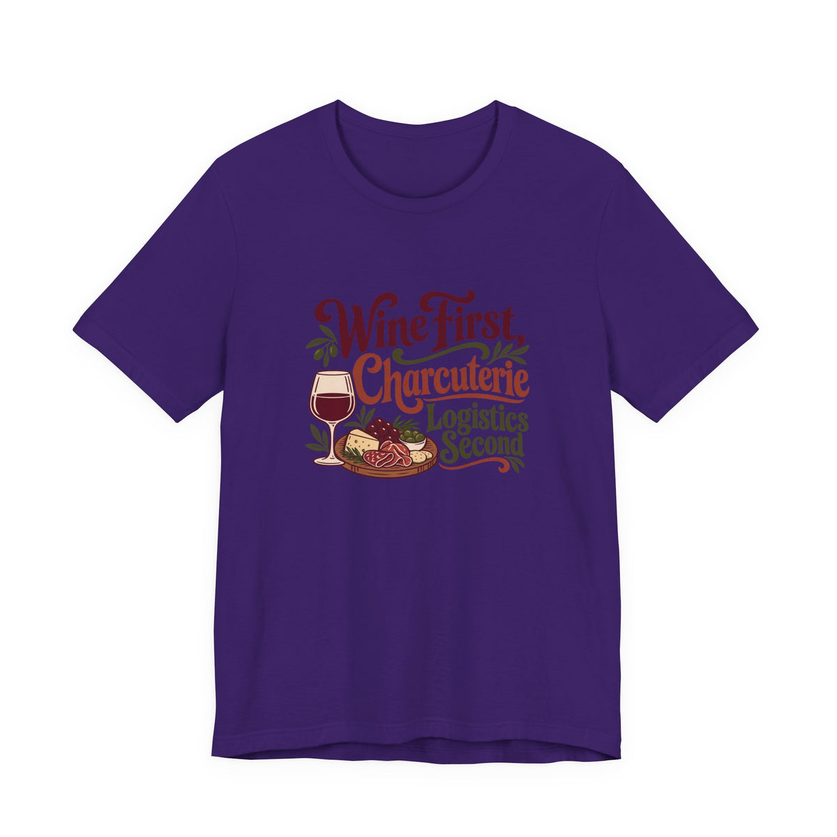 Charcuterie Logistics Wine Shirt