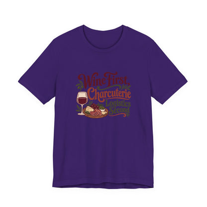 Charcuterie Logistics Wine Shirt
