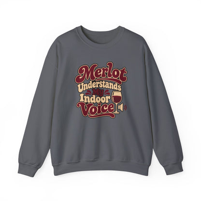 Merlot Indoor Voice Sweatshirt