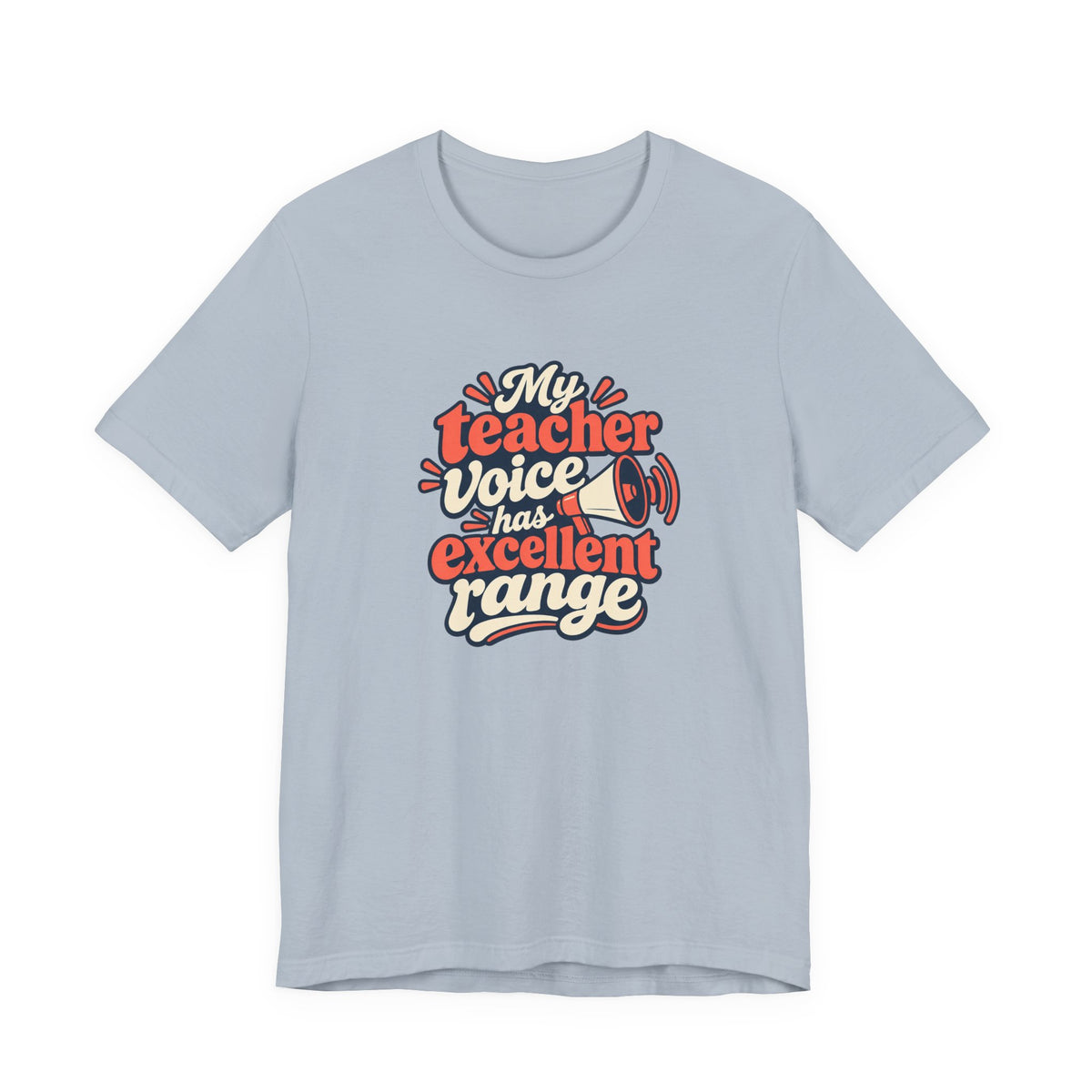 Teacher Voice Range Retro Shirt