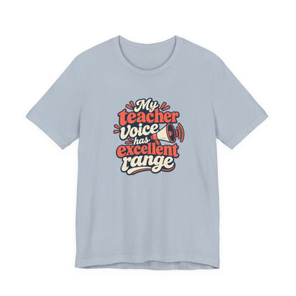 Teacher Voice Range Retro Shirt