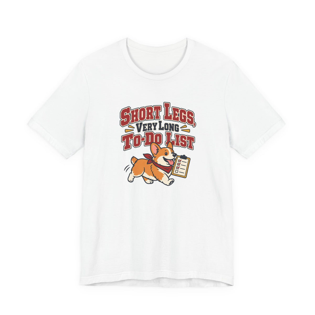 Corgi To-Do List Retro Shirt