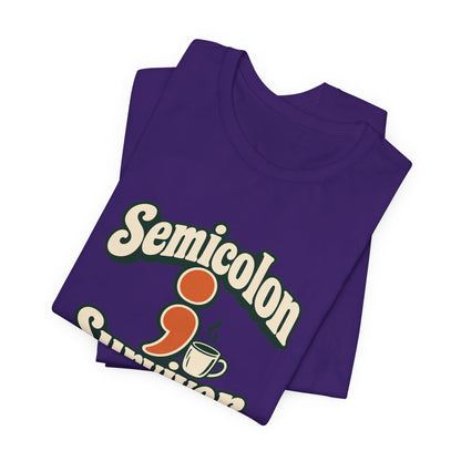 Semicolon Survivor Dev Tee