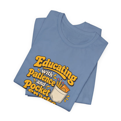 Pocket Snacks Teacher Vintage Tee