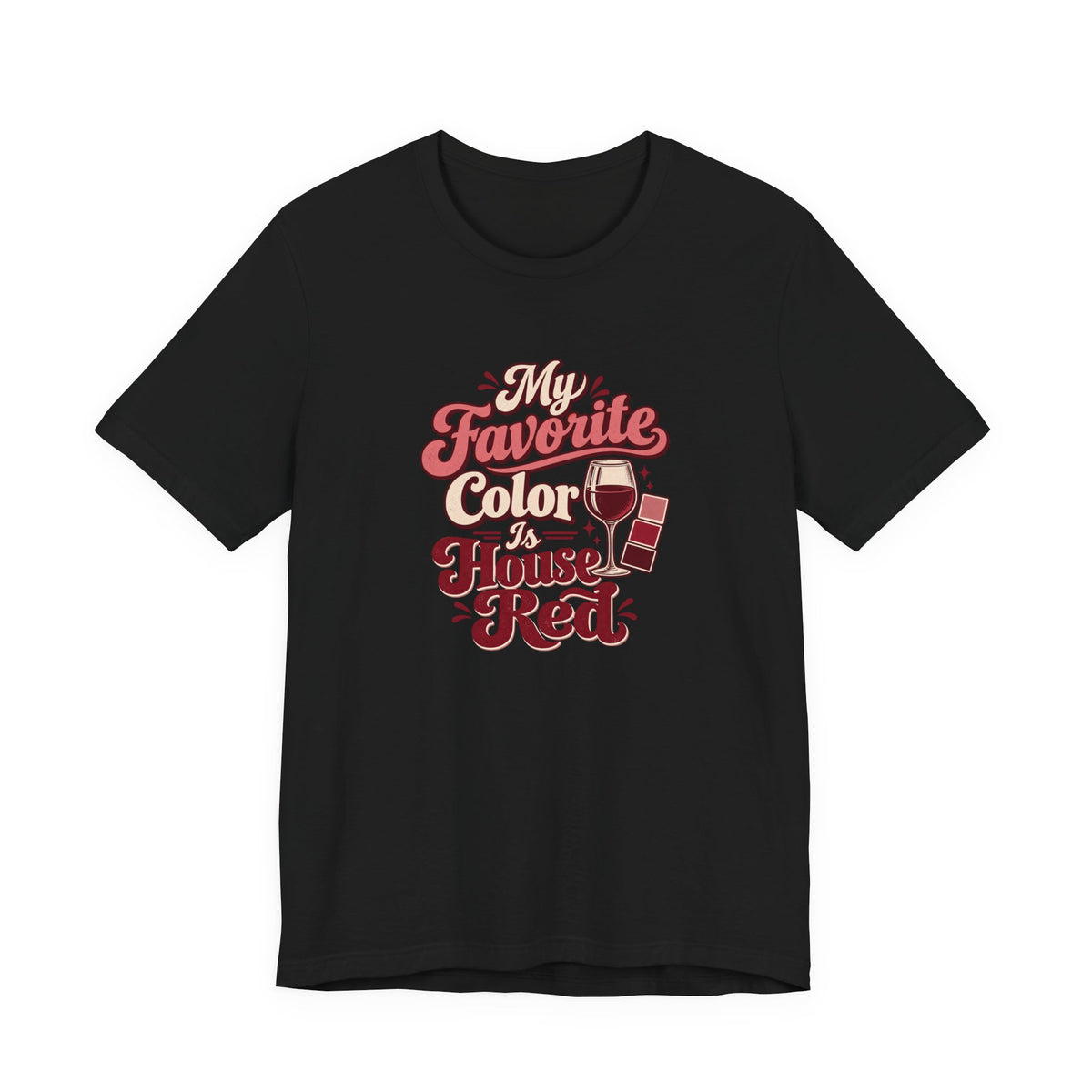 House Red Color Club Tee