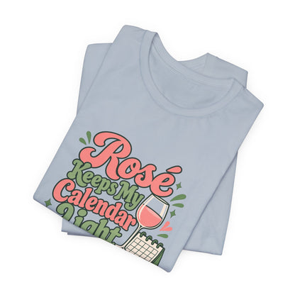 Rosé Calendar Retro Tee