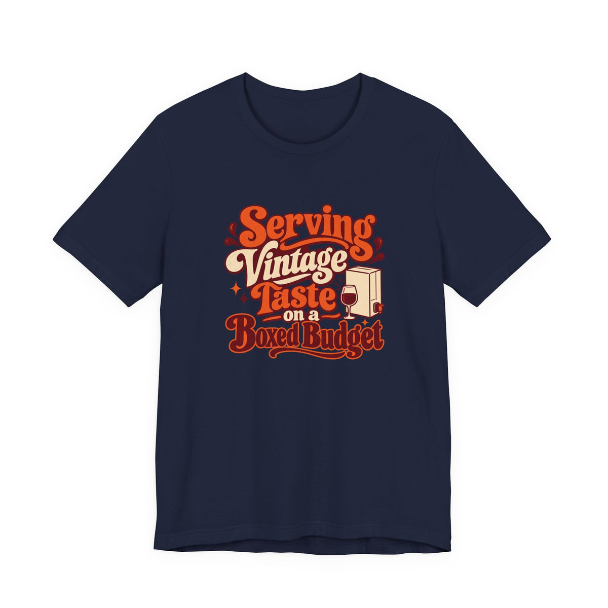 Boxed Budget Wine Tee